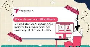 Tipos de menús en WordPress y Elementor para mejorar UX y SEO